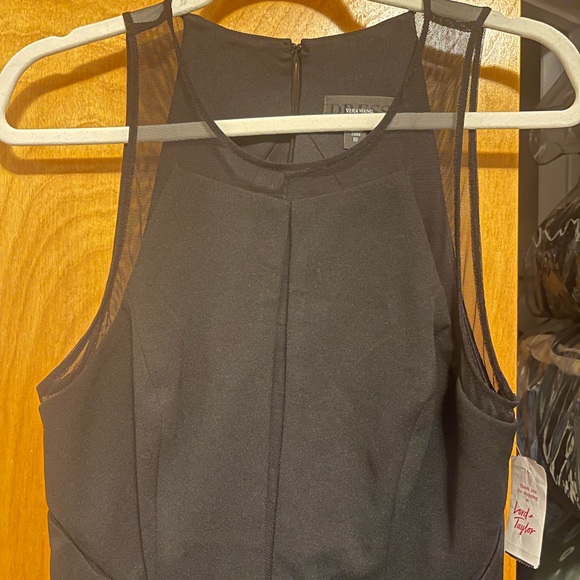 Vera Wang Floor Length Black Dress - Picture 4 of 4